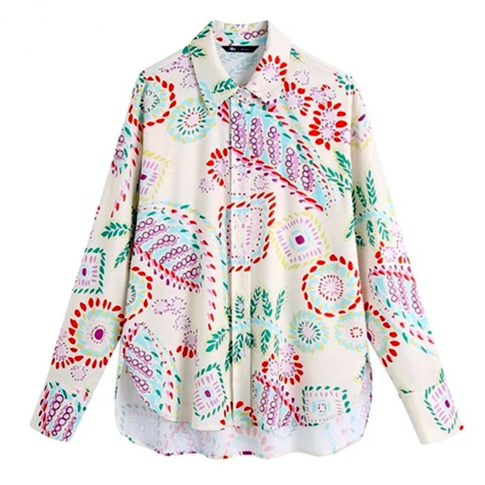 Zara Printed Blouse